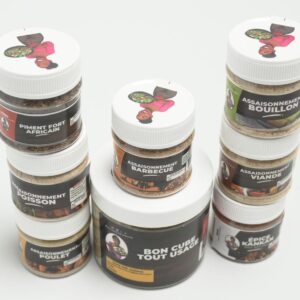 Petit pack pots étudiants, assaisonnements + bon cube tout usage 30gx8