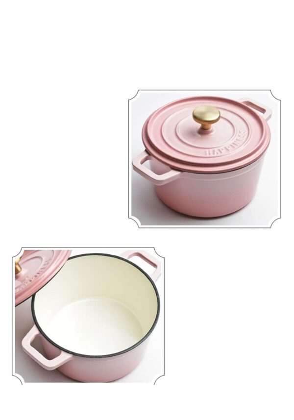 Cocotte épaisse, marmite à ragoût de cuisine 1,5l – Image 3