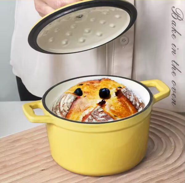 Cocotte épaisse, marmite à ragoût de cuisine 1,5l – Image 5