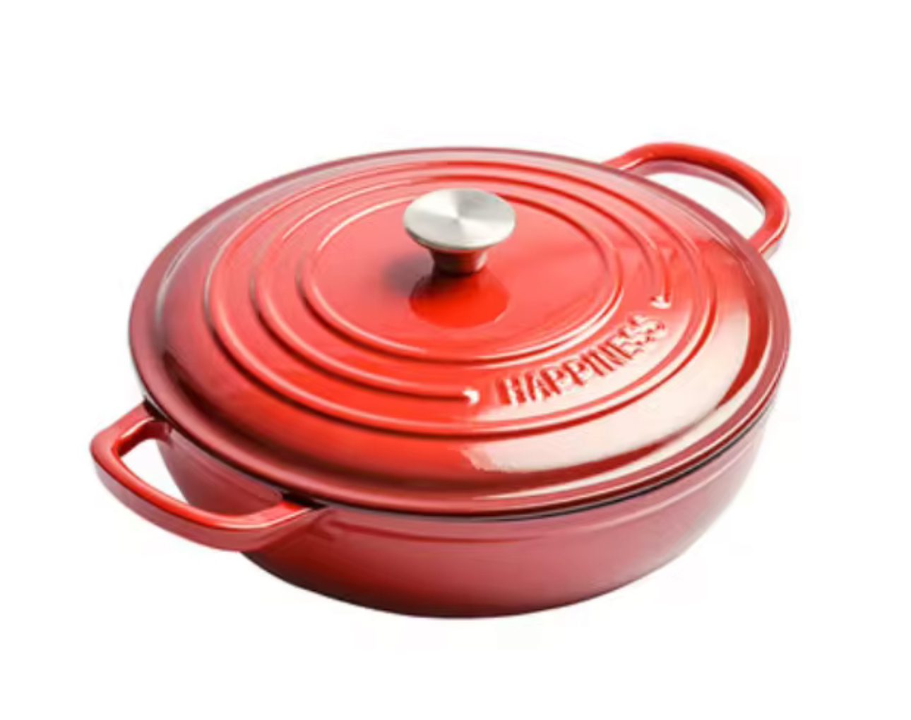 Casserole fonte émaillée , gaz , induction  5L