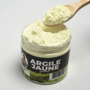 Argile jaune en poudre (pierre jaune) non comestible 200g