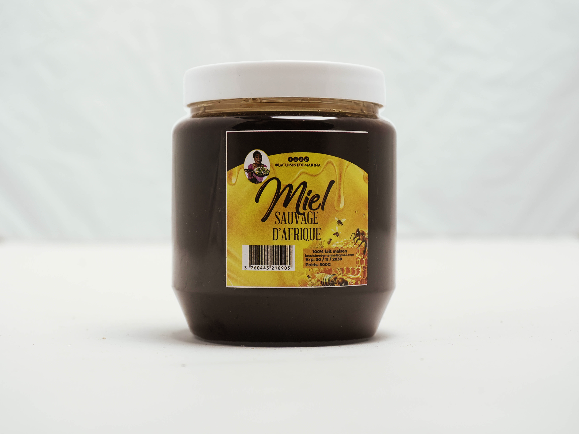 Miel sauvage d’Afrique 500g – Image 2